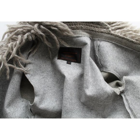 Undercover Art & Crafts 05AW Shag Felt Women's Jacket Grey Size 2 Wool Japanese - Picture 11 of 11